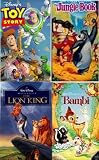Walt Disney Combo: Jungle Book, Bambi , Lion King , Toy... by Disney