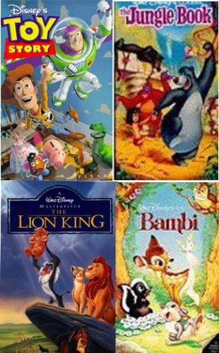 Walt Disney Combo: Jungle Book, Bambi , Lion King , Toy... by Tim Allen