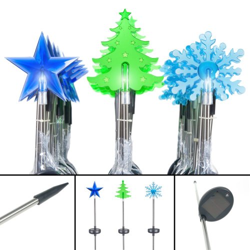24pk Westinghouse Solar LED Pathway Lights Christmas Holiday Winter Garden Yard JaydenSaundersLIau
