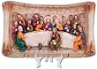 Decorative Plate - The Last Supper - 12 and 1/24in.x1 and 3/4in.x7 and 1/4in. - Stand - Imported
