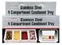 4 compartment  Condiment tray