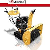 Holzinger Benzin Schneefräse HSF-110(LE) mit E-Start, Licht und Raupenantrieb