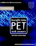Insight into PET Student's Book with Answers (Insight)