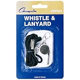 (Price for 12 pcs)Champion Sports Whistles With Lanyard, Whistles, Coaches Aids, Accessories