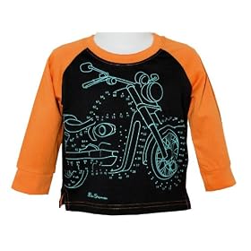 Baby Boys Motor Bike Dot To Dot Design Long Sleeve Top (18-24 Months