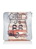 Y NOT ? Bolso bandolera (Azul Claro / Rojo)