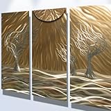Contemporary Metal Wall Art, Modern Home Decor, Abstract Wall Sculpture- 3 Trees By M. Scott Contemporary Metal Wall Art, Modern Home Decor, Abstract Wall Sculpture- 3 Trees By M. Scott