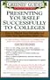 Greenes' Guide to Educational Planning: Presenting Yourself Successfully To Colleges