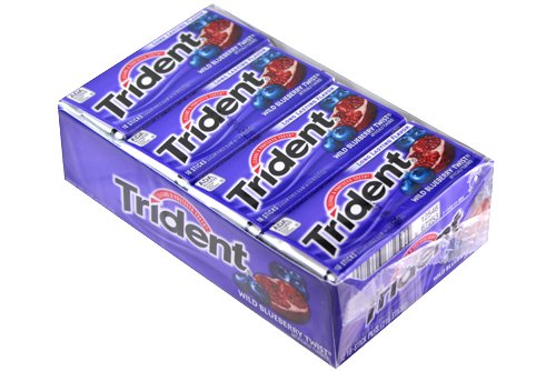 Trident Val U Pak Wild Blueberry Twist 12 Packs