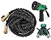 Premium 50' Expandable Hose, Best Expanding Garden Hose on the Market! Solid Brass Fittings, Double Latex Core, Heavy Duty Fabric, 3/4. Includes FREE Sprayer Nozzle and 2-Way Splitter