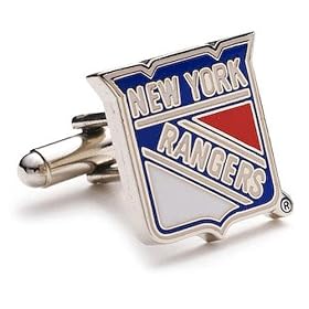 New York Rangers NHL Logo'd Executive Cufflinks w Jewelry Box