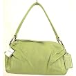 Coach Leather Parker Perforated Op Art Handbag Purse Shoulder Pale Green 13620