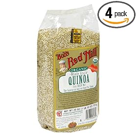Bob's Red Mill Organic Grain Quinoa, 26-Ounce Packages (Pack of 4)