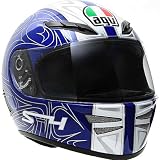 AGV Multi S-4 Street Bike Racing Motorcycle Helmet w  Free B&F Heart Sticker... 