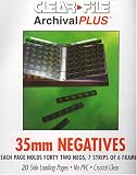 35mm Negatives Storage Pages