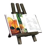 RUSTIKALE BUCHSTÜTZE BUCHSTÄNDER AUS ALTEM HOLZ