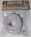 50 FT Telephone Extension Cord Phone Cable Foot Wh