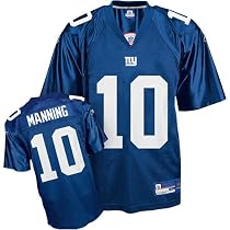 Eli Manning Youth Jersey: Reebok Blue Replica #10 New York Giants Jersey