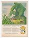 1961 Green Giant Baby-Sits His Corn Print Ad (13092)
