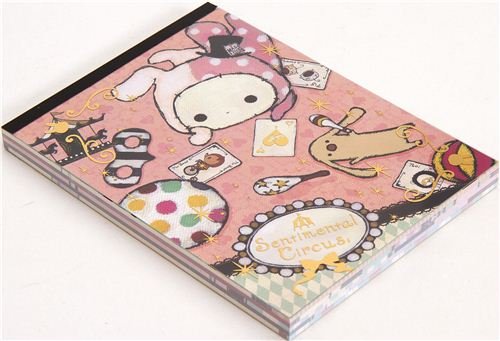 Imagen 2 de Bloc con conejo Sentimental Circus jugando a las cartas