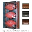 Denver Broncos NFL "Case-Up" 3 Football Display Case