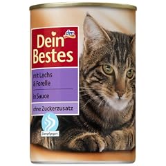 Dein Bestes Katze Lachs + Forelle, 12er Pack (12 x 400 g)