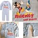 DISNEY MICKEY MOUSE & DONALD DUCK COVERALL JUMPSUIT BODYSUIT Long Sleeve Blue Cotton Infant Baby Boys