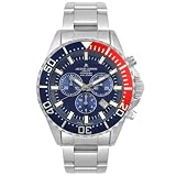 Jacques Lemans Men's GU195C Geneve Tempora Diver 20 ATM Collection Chronograph Watch