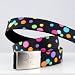 Colored Circles of Life - Canvas Web Belt by Stare Co.