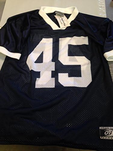 Penn State Dark Blue #45 Adult Size Medium Jersey made in USA