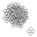 Housweety 200 Stainless Steel Open Jump Rings 10mm Dia. Findings