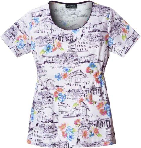 Runway by Cherokee 3863 Women's Round Neck Scrub Top