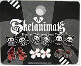 Skelanimals - Red / Black Kit, Dax, Diego Earring Pack