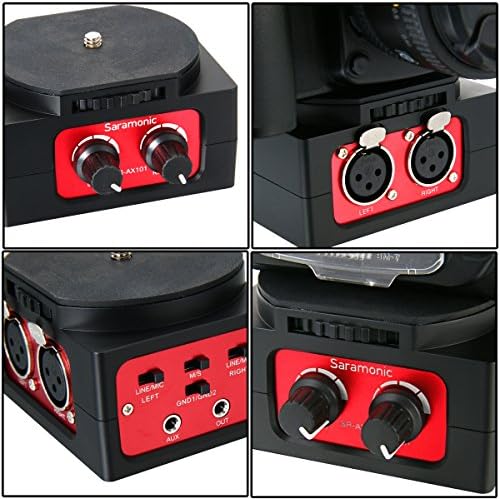 Saramonic SR-AX101 Passive Audio Adapter Dual XLR Inputs for DSLR Cameras TV02