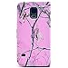 Bfun Packing Pink Camo Tree Card Slot Wallet Leather Cover Case for Samsung Galaxy S5 GS5