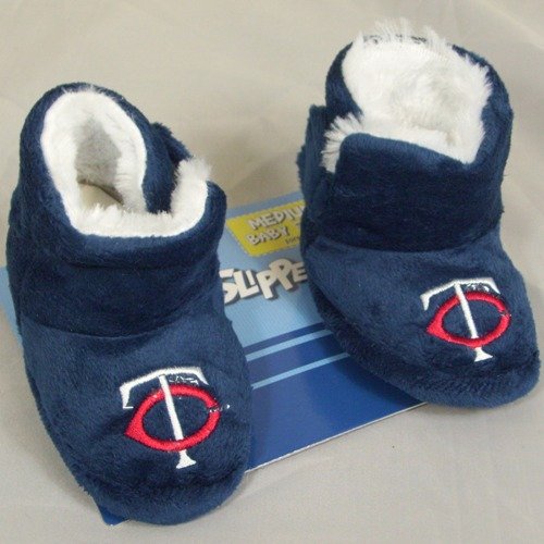Minnesota Twins MLB Baby High Boot Slippers