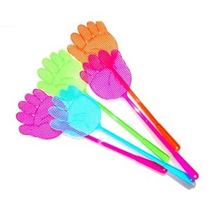 Handy Fly Swatter Set of 5 Assorted Colors
