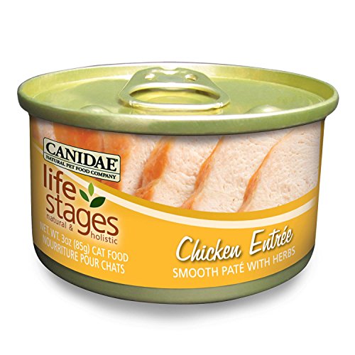 CANIDAE All Life Stages Cat Wet Food Chicken Entrée, 3 oz (12-Pack)
