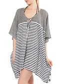 Cotton Beach Kaftan Spots & Stripes