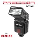 Precision Design DSLR300 Universal High Power Auto Flash with Zoom/Bounce/Swivel Head for Pentax K-7 K-X K20D K200D K2000 K10D K100D K110D Digital SLR Cameras