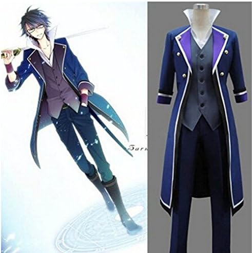 Foocc K Fushimi Saruhiko Uniform Cosplay Costume Set (Size Male L)