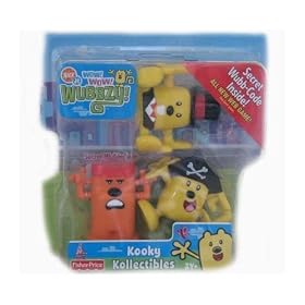 Fisher Price Wow Wow Wubbzy Kooky Kollectibles with Captain Wubbzy, Sir Wubbzy, and Krazy Kooky... by 
