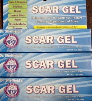 3 Pack Dr. Sheffield Scar Gel...1 Oz Tube