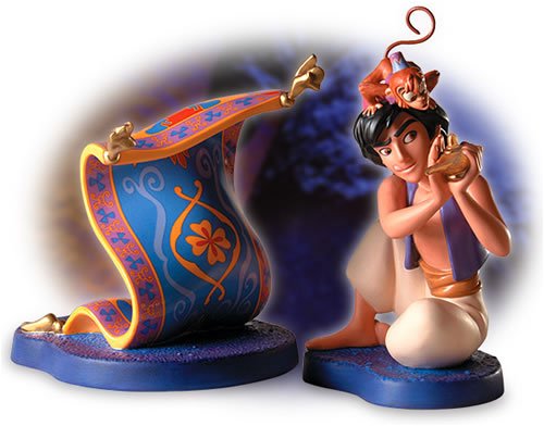 Walt Disney Classics ** Aladdin, Abu and Magic Carpet ** 1232515