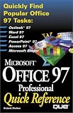 Microsoft Office 97 Professional Quick Reference (Que Quick Reference Series)