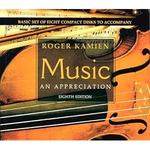 8-CD Basic set for use with Music: An Appreciation from Music