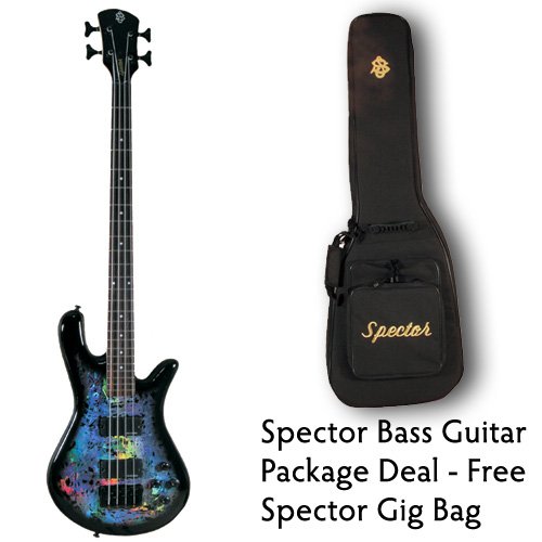 Spector Legend Classic Series Package Deal 4 String Bass Guitar Holoflash Black - Free Spector Gig Bag On Sale