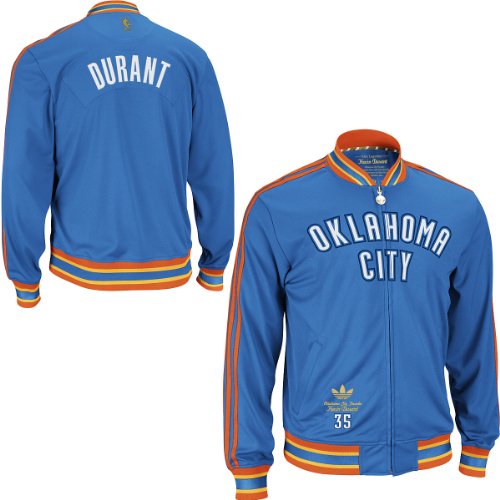 Adidas Oklahoma City Thunder Kevin Durant Legendary Track Jacket Xx Large