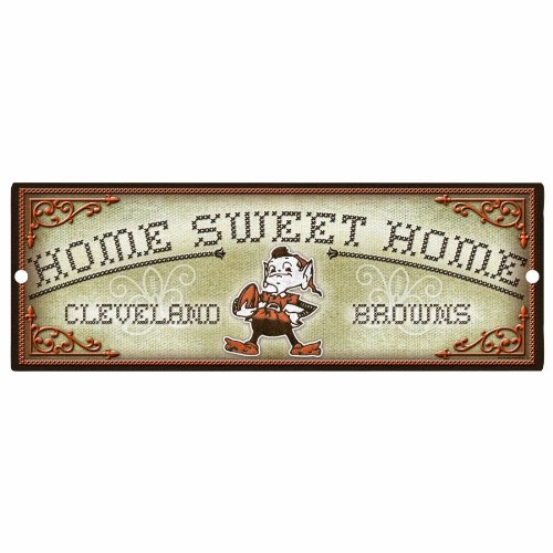 NFL Cleveland Browns 6-by-17 Wood 