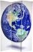 6 ft. Tall Double Sided Earth Canvas Room Divider